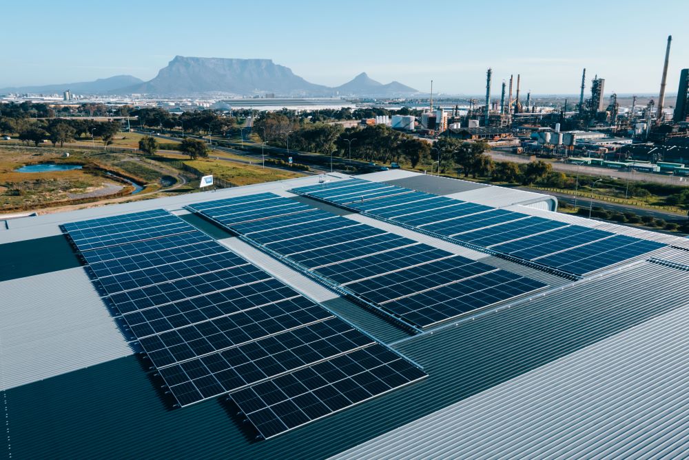 Commercial and industrial solar installation
