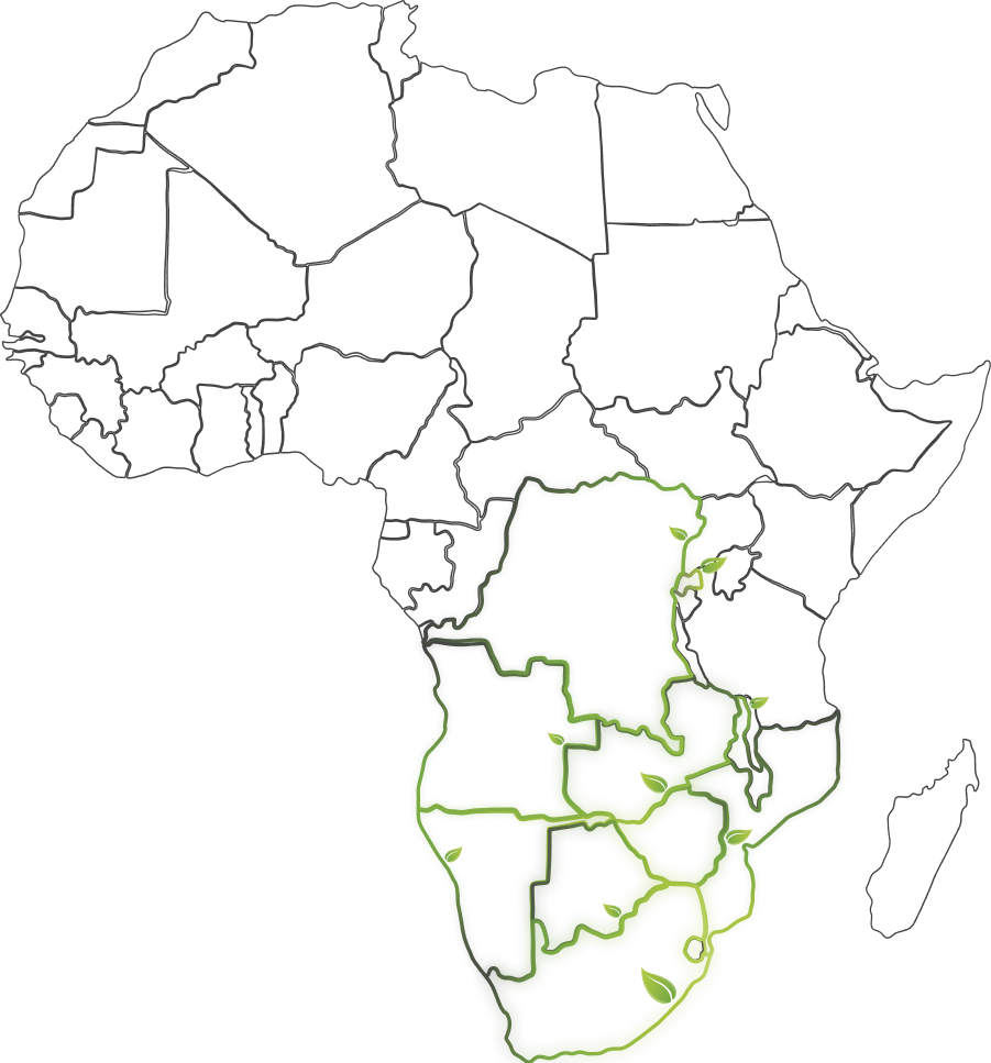 Green Leaf project footprint map